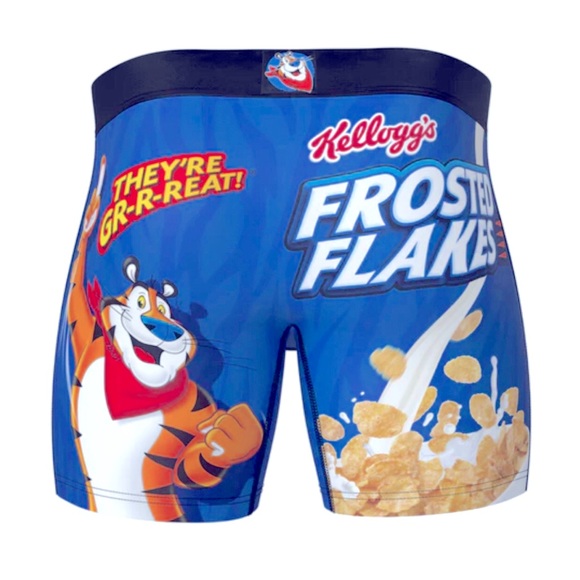NEW Kellogg's Frosted Flakes "They're GR-R-Reat!" Boxer Brief Blue LARGE Men’s - Picture 5 of 12
